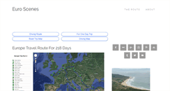 Desktop Screenshot of euroscenes.com
